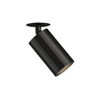 Zapustené svietidlo MODRIAN LED GU10, 1x8W, IP20, nastaviteľné, čierna