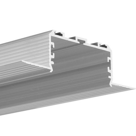 Zapustený hliníkový profil KOZEL-50 (2000x90x22,5mm), strieborný
