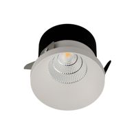 Zapustné bodové svietidlo SPOT A LED, 9W, 4000K, 820lm, 60°, IP44, biela