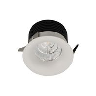 Zapustné bodové svietidlo SPOT C LED, 9W, 4000K, 820lm, 60°, IP44, biela