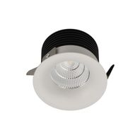 Zapustné bodové svietidlo SPOT C LED, 9W, 3000K, 735lm, 60°, IP44, biela