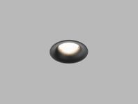 Zapustné bodové svietidlo SPOT C LED, 9W, 2700K, 735lm, 60°, IP44, čierna
