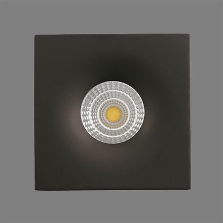 Zápustné svietidlo Doro 3789/10, 1xGU10, matná čierna