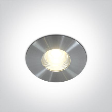 Zápustné svietidlo, LED, 15W, 1000lm, 3000K, 50°, IP54, 230V, hliník