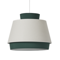 Závesné svietidlo ASPEN  LED E27, 15W, IP20, 60cm, zelená/biela