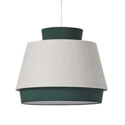 Závesné svietidlo ASPEN  LED E27, 15W, IP20, 60cm, zelená/biela
