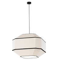 Závesné svietidlo BAUHAUS LED E27, 15W, IP20, 60cm, biela/čierna