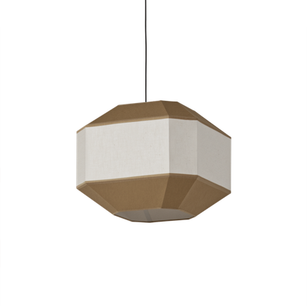 Závesné svietidlo BAUHAUSLED E27, 1x15W, IP20, 45cm, hnedá/biela