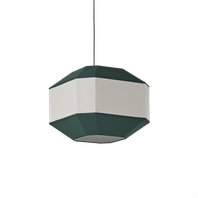 Závesné svietidlo BAUHAUSLED E27, 1x15W, IP20, 45cm, zelená/biela