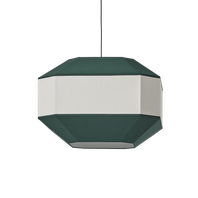 Závesné svietidlo BAUHAUSLED E27, 1x15W, IP20, 60cm, zelená/biela