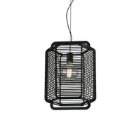 Závesné svietidlo CORDA LED E27, 1x15W, IP20, CL.I, čierna/čierna