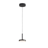 Závesné svietidlo CORVUS LED 1x7.5W, 3000K,  675lm, IP20, čierna