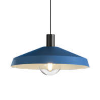 Závesné svietidlo EVELYN LED E27 1x15W, IP20, modrá/biela