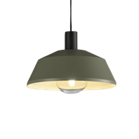 Závesné svietidlo GARY LED E27 1x15W, IP20, šedá/biela