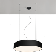 Závesné svietidlo ISIA s čističkou vzduchu, T5 UV-C 2x15W + LED 55W 5250lm, CRI90, čierna