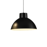 Závesné svietidlo KRABI-L LED E27, 1x15W, IP20, čierna/biela