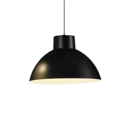 Závesné svietidlo KRABI-L LED E27, 1x15W, IP20, čierna/biela