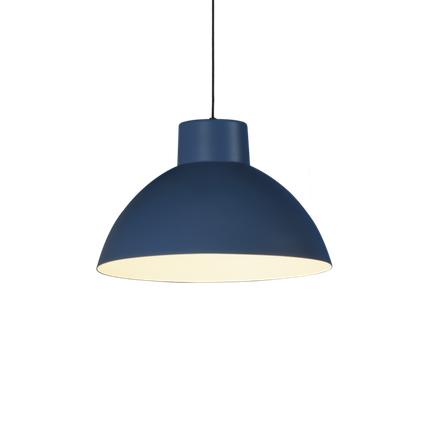 Závesné svietidlo KRABI-L LED E27, 1x15W, IP20, modrá/biela