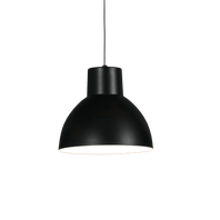 Závesné svietidlo KRABI-S LED E27, 1x15W, IP20, čierna/biela