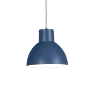 Závesné svietidlo KRABI-S LED E27, 1x15W, IP20, modrá/biela