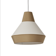 Závesné svietidlo MODENA E27, 1x15W, IP20, 60cm, hnedá/biela