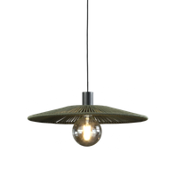 Závesné svietidlo PAMELA LED E27, 1x15W, IP20, zelená/čierna