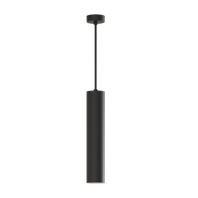 Závesné svietidlo PIPE LED COB 10W, 3000K, 1240lm, CRI90, IP20, Dim. DALI/Push, čierna