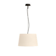Závesné svietidlo STILO LED E27 1x15W, IP20, biela/čierna