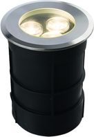 Zemné svietidlo PICCO L LED 1W, 3000K, 130lm, čierna/strieborná