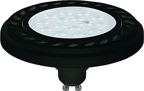 Žiarovka REFLECTOR LED GU10/ES111, 9W, 3000K, 770 lm, čierna