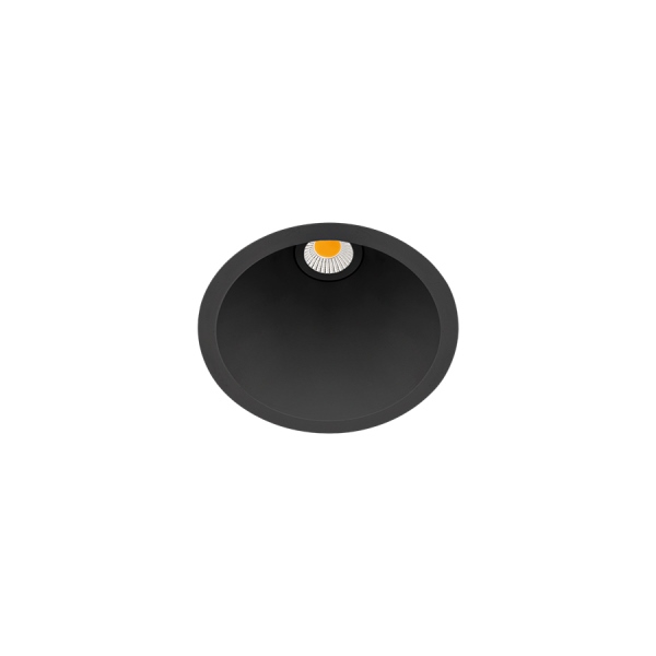 Stropné zápustné LED svietidlo SWAP M, 5W, 710lm, 4000K, 82x81mm, čierna | ARKOS