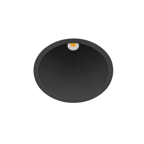 Stropné zápustné LED svietidloSWAP XL, 5W, 700lm, 3000K, 108x110mm, čierna | ARKOS